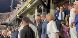 Palermo-Frosinone, allo stadio Barbera anche il presidente Sergio Mattarella