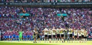 Minuto di silenzio per Diogo Jota, tifosi del Crystal Palace fischiano