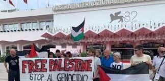 Mostra Venezia, oggi corteo proPal al Lido: attesi anche attori