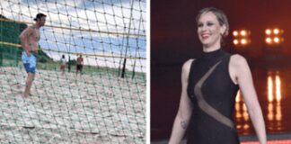 Pellegrini, Matilde guarda papà Matteo giocare in spiaggia: l’orgoglio di Federica