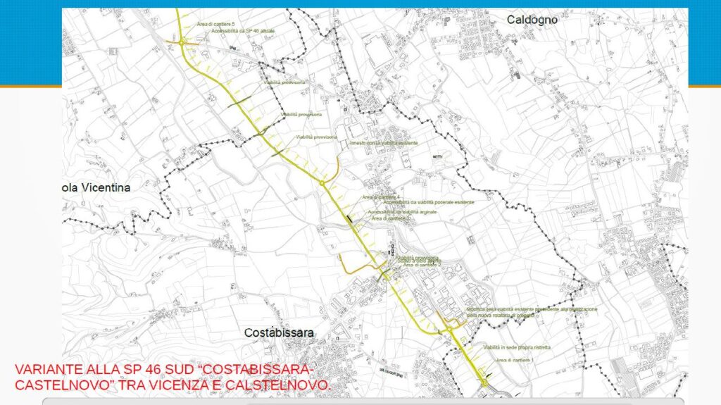 tracciato variante Sud sp 46