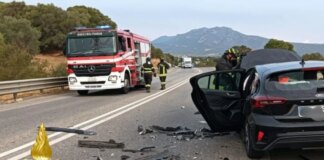 Scontro frontale a Olbia, quattro feriti e “Panoramica” chiusa per un’ora