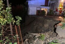 Maltempo in Veneto: frana a Monteviale e oltre 100 interventi dei Vigili del fuoco frana monteviale