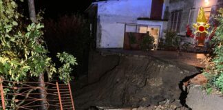 Maltempo in Veneto: frana a Monteviale e oltre 100 interventi dei Vigili del fuoco frana monteviale