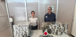 In aeroporto con 64 chili di sigarette di contrabbando, due arresti a Palermo