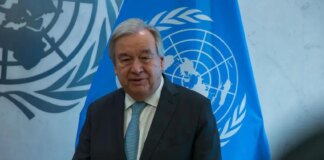 Guterres “Leader mondiali devono agire per la pace”