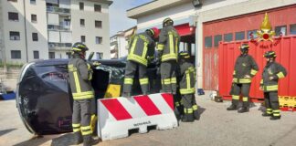 Vigili del Fuoco, a Vicenza un seminario sul soccorso in caso di incidente stradale esercitazione vigili del fuoco di Vicenza