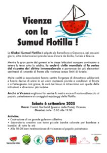 ANPI Vicenza con Sumud Flotilla