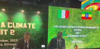 Lotta ai cambiamenti climatici, Barbaro “Firmato il protocollo d’intesa con l’Etiopia in linea con il Piano Mattei”