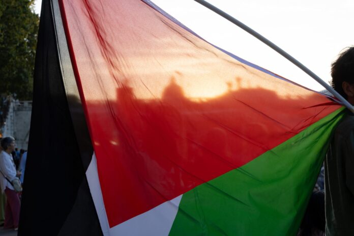 Bandiera-Palestina sciopero per Gaza