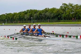 Canottaggio, quattro di coppia maschile campione del mondo a Shanghai