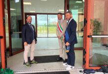 Bassano del Grappa, il presidente della Provincia Nardin saluta il primo giorno di scuola nella nuova sede del Parolini istituto Parolini Bassano del Grappa