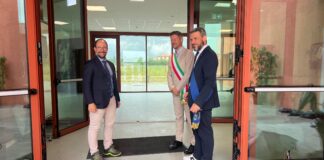 Bassano del Grappa, il presidente della Provincia Nardin saluta il primo giorno di scuola nella nuova sede del Parolini istituto Parolini Bassano del Grappa