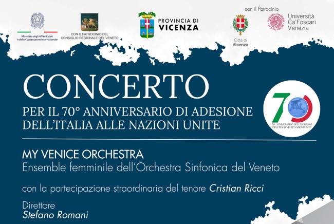 Vicenza teatro olimpico concerto nazioni unite