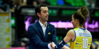 Sportal.it: Vicenza di Coviello culla di un sogno mondiale nel volley rosa. Ex biancorossi De Gennaro e Santarelli si sfidano per il titolo mondiale Daniele Santarelli e Monica De Gennaro (foto da Sportal.it)