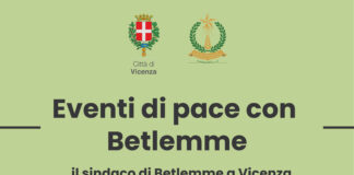 Parco della Pace, verso l’inaugurazione: il sindaco di Betlemme a Vicenza per ribadire il Patto di Fratellanza tra le due città eventi di pace con Betlemme a vicenza