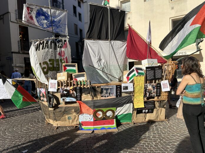 Galeone simbolico Gaza Sumud Flotilla