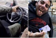 Imperia, ragazzo senza braccia prende la patente guidando con i piedi: “Ho fatto pratica per sei anni”