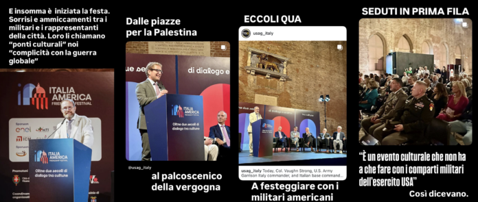 Italia-America Friendship Festival, foto USAG Italy e commenti Movimenti pacifisti e antimilitari
