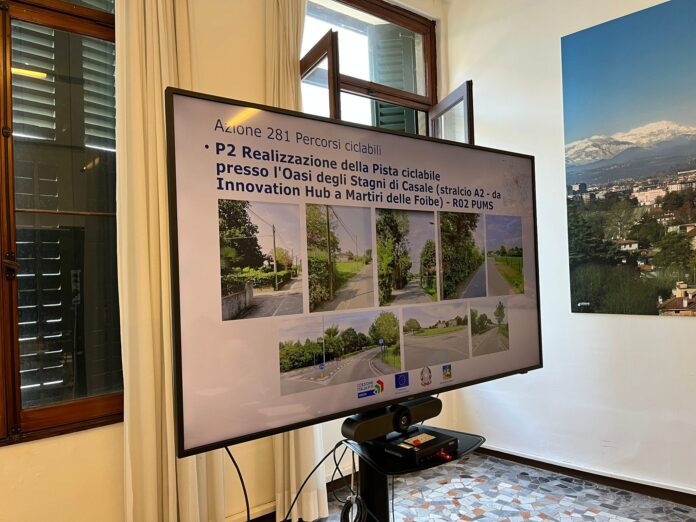 La+presentazione+del+progetto+della+ciciabile+di+strada+Casale+5 progetto ciclabile oasi di casale