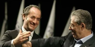Compleanno Bossi, presidente Zaia: “Auguri al vecchio leone” Luca Zaia Umberto Bossi compleanno