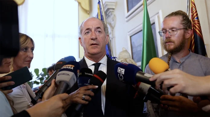 Luca Zaia punto stampa pieroad Luca Zaia punto stampa pieroad