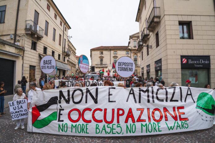 Manifestazione No military Base a Vicenza, 13 settembre 2025 Manifestazione No military Base a Vicenza, 13 settembre 2025