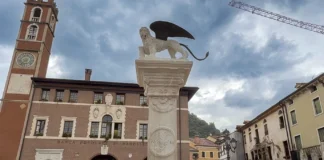 Restauro completato per il Leone alato di Marostica: la cerimonia di inaugurazione in piazza Castello Marostica leone alato