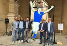 Pablito illumina Palazzo Trissino: nel giorno in cui avrebbe compiuto 69 anni, inaugurata l’installazione dedicata al campione paolo rossi inaugurazione a Palazzo Trissino