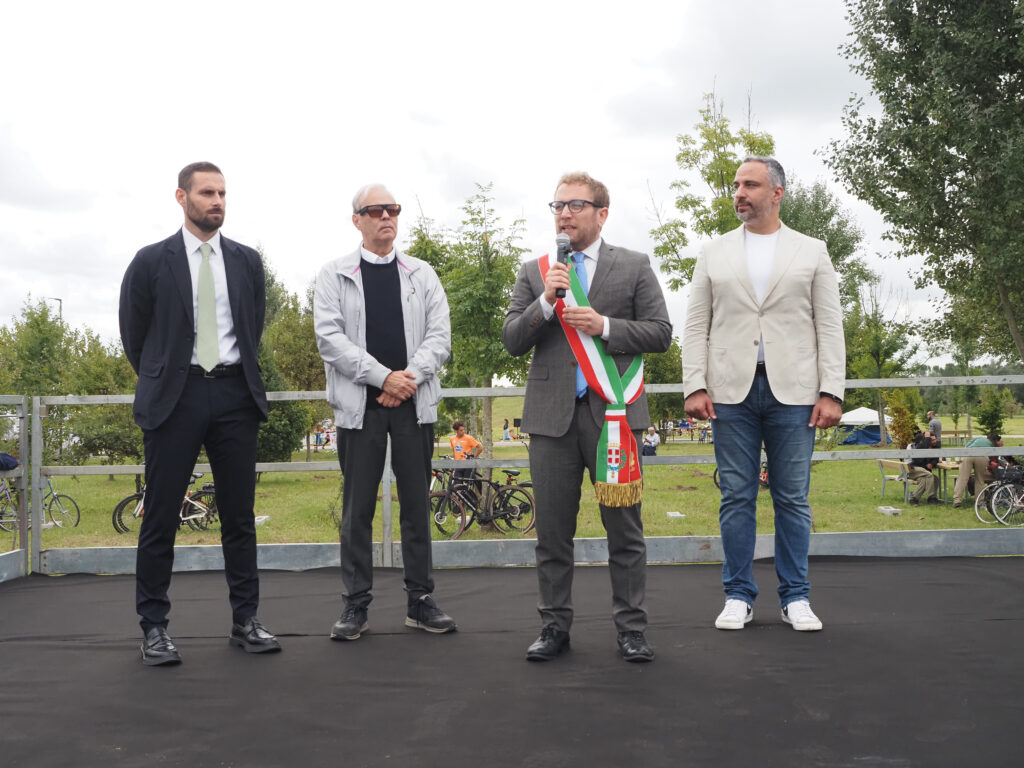 Parco della Pace, un momento significativo dell'inaugurazione