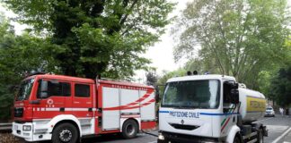 Sopralluoghi della Protezione Civile dopo il terremoto di magnitudo 3.8 in Umbria