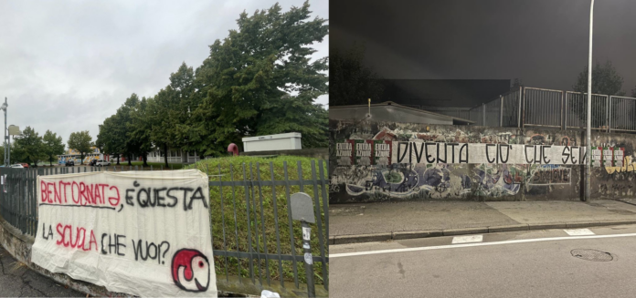 Scuola secondo Rete degli studenti medi del Veneto e Azione studentesca Vicenza