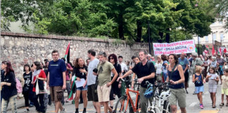 Basi USA a Vicenza: non sono 500 milioni per il villaggio a poter fermare il ritiro… né a dover bloccare il futuro della città Contro le basi Usa marciano tutti a Vicenza con tanti bambini, mamme e papà inclusi