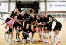 B1 femminile girone C, buona la prima amichevole per la Volksbank Vicenza Volley: 4-0 all’Usma Padova di B2 Volksbank Vicenza Volley festeggia dopo il 4-0 all’Usma Padova di B2 in amichevole