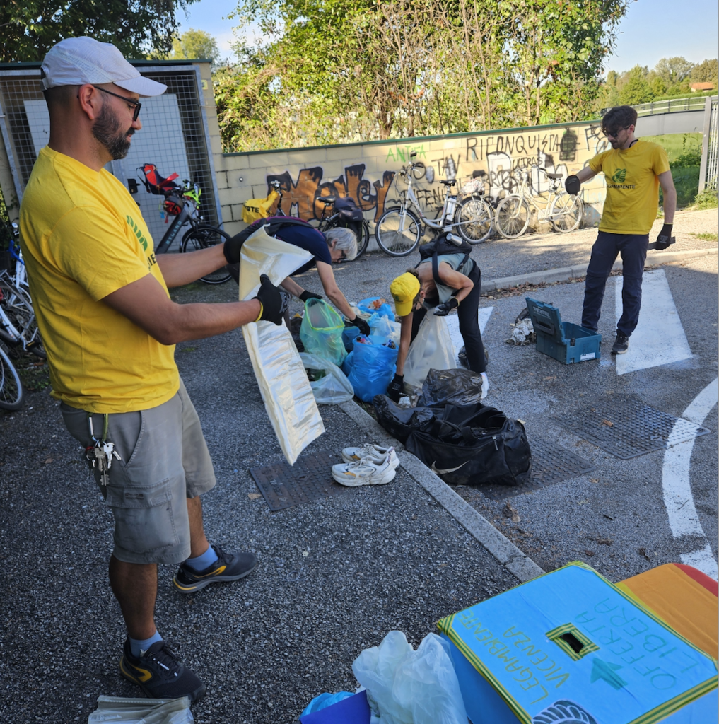Legambiente Vicenza: i volontari di Puliamo il mondo