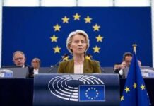 Ue, von der Leyen a Strasburgo invoca unità: “Lunga vita all’Europa”
