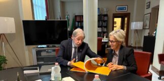 Liguria, il presidente Bucci incontra l’Ambasciatrice della Repubblica di Lettonia