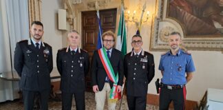 Carabinieri Vicenza: congedo per il comandante Giuseppe Gambacorta. I ringraziamenti dell’amministrazione Giuseppe Gambacorta vicenza