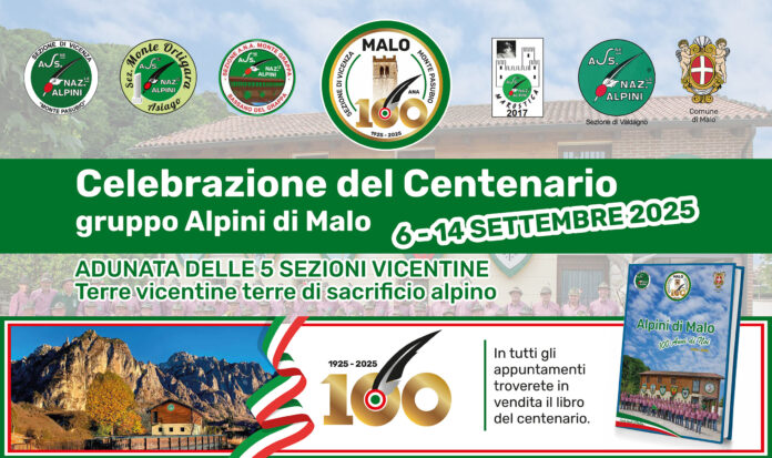centenario gruppo alpini di malo