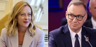 L’ex presidente polacco Duda loda Meloni: “Con lei l’Italia è più forte in Europa” Duda