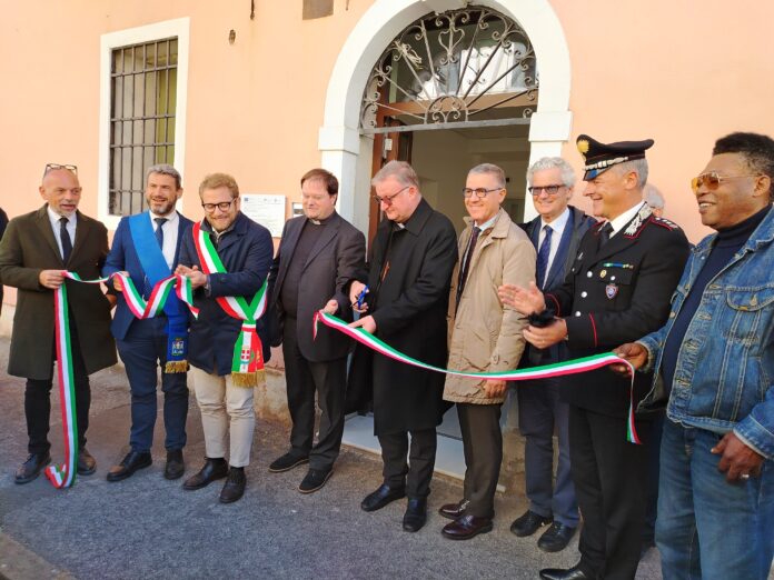 17 ottobre 2025 taglio del nastro Casa San Bernardino Casa San Bernardino Vicenza