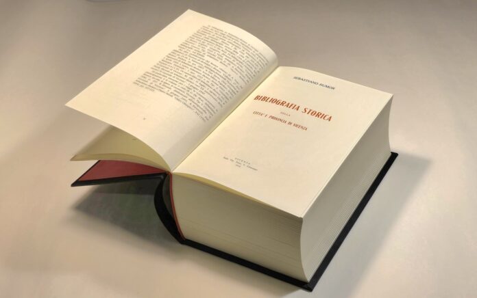 Il volume di Sebastiano Rumor “Bibliografia storica di Vicenza e provincia” Il volume di Sebastiano Rumor “Bibliografia storica di Vicenza e provincia”