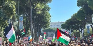 Migliaia di persone in corteo a Roma per Gaza