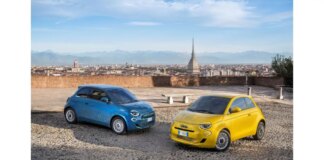 La nuova 500 Hybrid Torino protagonista della Fiat Torino City Marathon