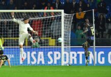 Nessun gol nel posticipo, finisce 0-0 Pisa-Lazio