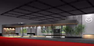 Mazda annuncia nuova versione proprio logo al Japan Mobility Show