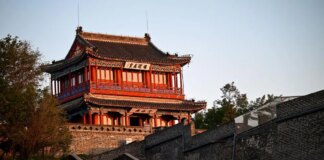Cina: il paesaggio all’alba dal passo Shanhaiguan nell’Hebei (2)