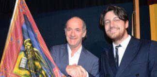 Regionali Veneto 2025, dopo la scelta del centrodestra: i primi commenti sulla candidatura di Alberto Stefani a partire da Manildo Alberto Stefani con Luca Zaia