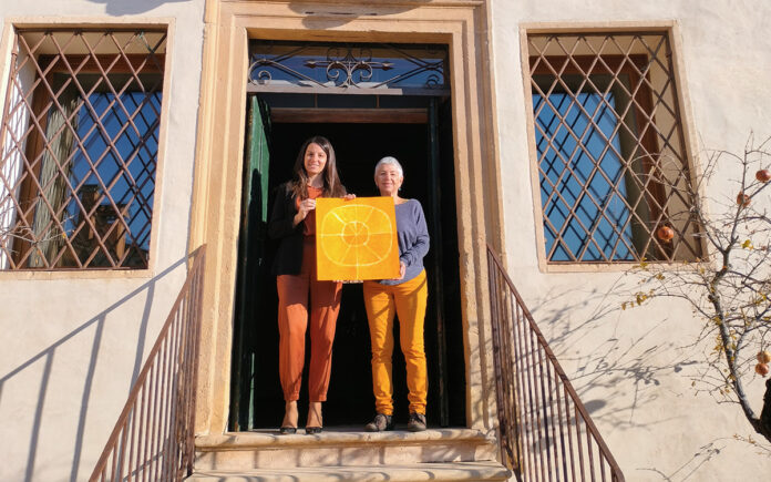 Assessore Michela Nardon con figlia espositori Marina Hetenyi Francini_2 Barbarano mossano