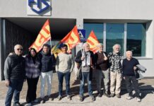 Tribunale del lavoro accoglie ricorso USB per l’esclusione di quattro candidati, sospese le Elezioni RSU alla F.I.S. di Montecchio Maggiore presidio usb alla Fis di Montecchio maggiore
